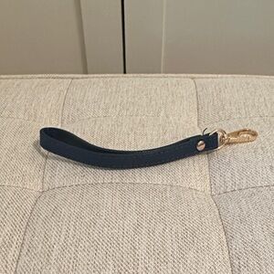 NEW Navy Blue Wrist Strap with Gold Clasp Unbranded